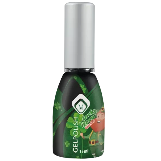 Gelpolish Lucky Green Glitter 15 ml 103574 TPO FREE