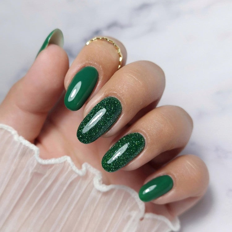 Gelpolish Lucky Green Glitter 15 ml 103574 TPO FREE
