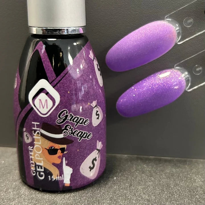 Gelpolish Grape Escape Glitter 15ml 103584 TPO FREE