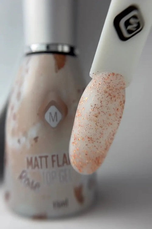 Matte Flakes Rose Top Gel 15 ml 104024