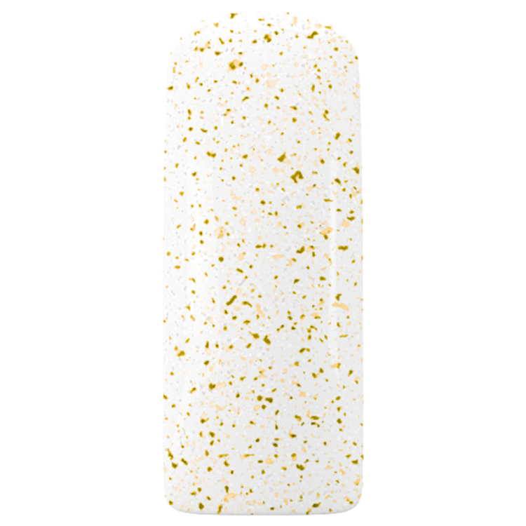 Матовый Топ Гель Flakes Gold 15 мл 104023