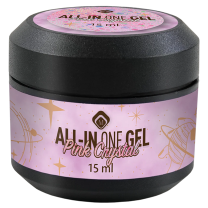 All in One Gel Pink Crystal 15ml 105101
