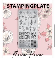 Stamping plate "Flower Power"